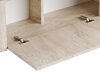 Comodă TV Novato 154 (Auriu + Deschis Travertine)