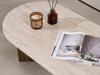 Stolić za kavu Novato 111 (Svijetla Travertine + Orah)