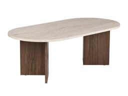 Stolić za kavu Novato 111 (Svijetla Travertine + Orah)