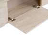 Comodă TV Novato 156 (Auriu + Deschis Travertine)