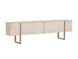 TV-omarica Novato 156 (Zlata + Svetla Travertine)