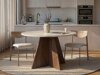 Stol Novato 134 (Svijetla Travertine + Orah)