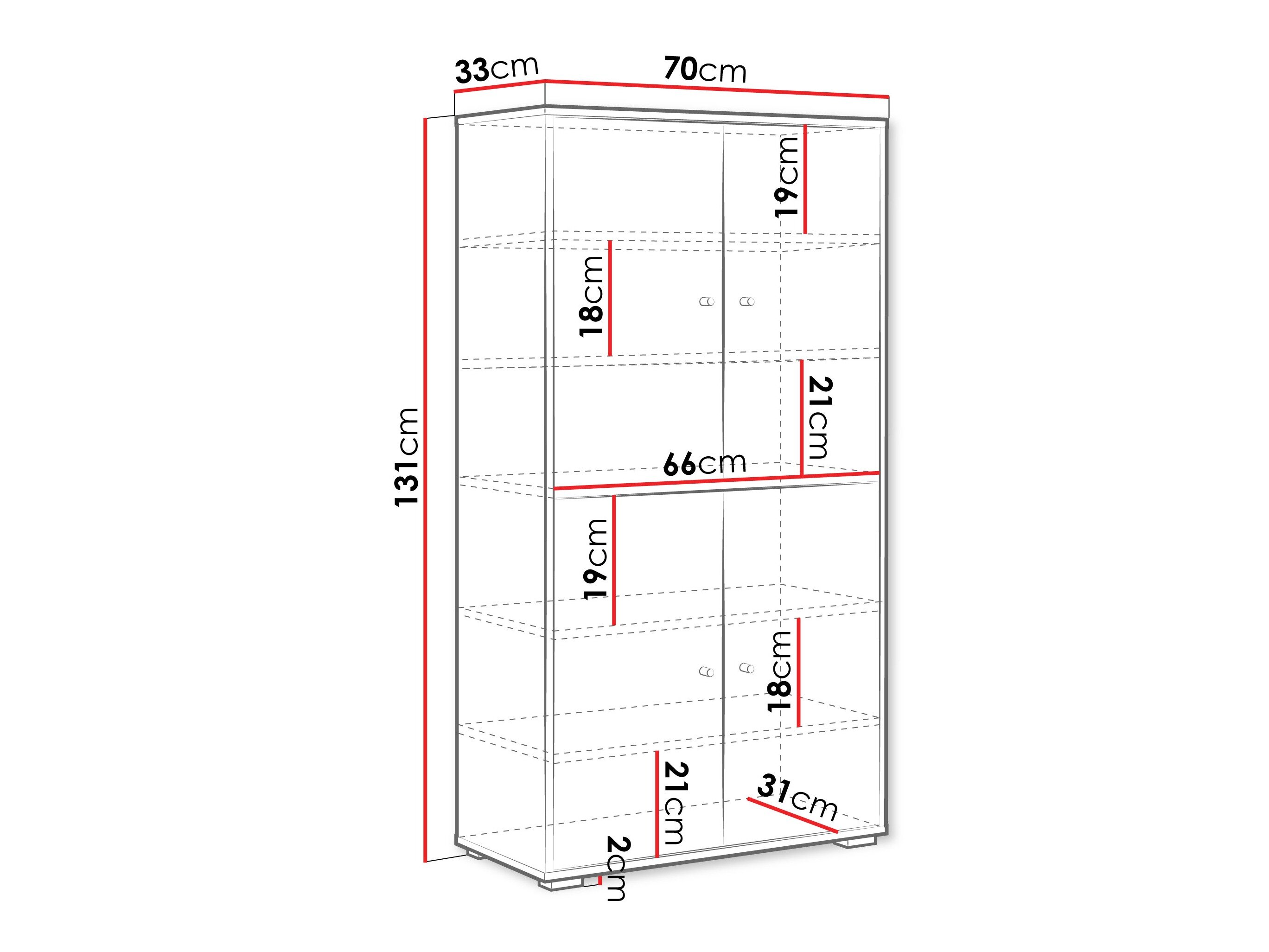Dressoir Sarasota 196 (Wit)