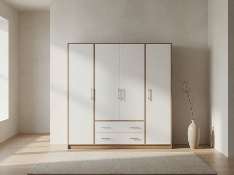 Kledingkast Cavmero 100 (Sonoma eik + Wit)