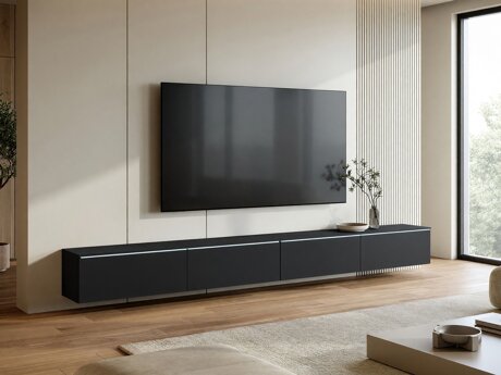 TV-állvány Sarasota 199 (Fekete)