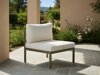 Fauteuil voor buiten Camorlo 100 (Wit + Khaki)