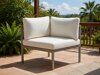 Fauteuil voor buiten Camorlo 101 (Wit + Khaki)