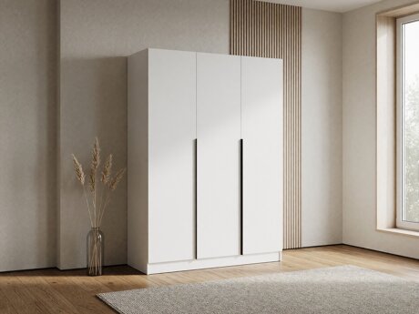 Kledingkast Mandeville 369 (Wit + Zwart)