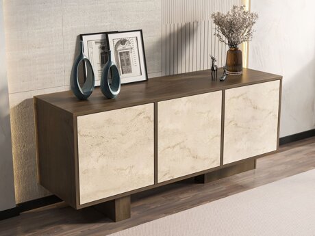 Szekrény Kailua 2761 (Dió + Világos Travertine)