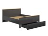 Bed Sordoro 110 (Grafiet + Artisan eiken)