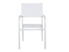 Tafel en stoelen set Dallas 5318 (Wit + Teak)