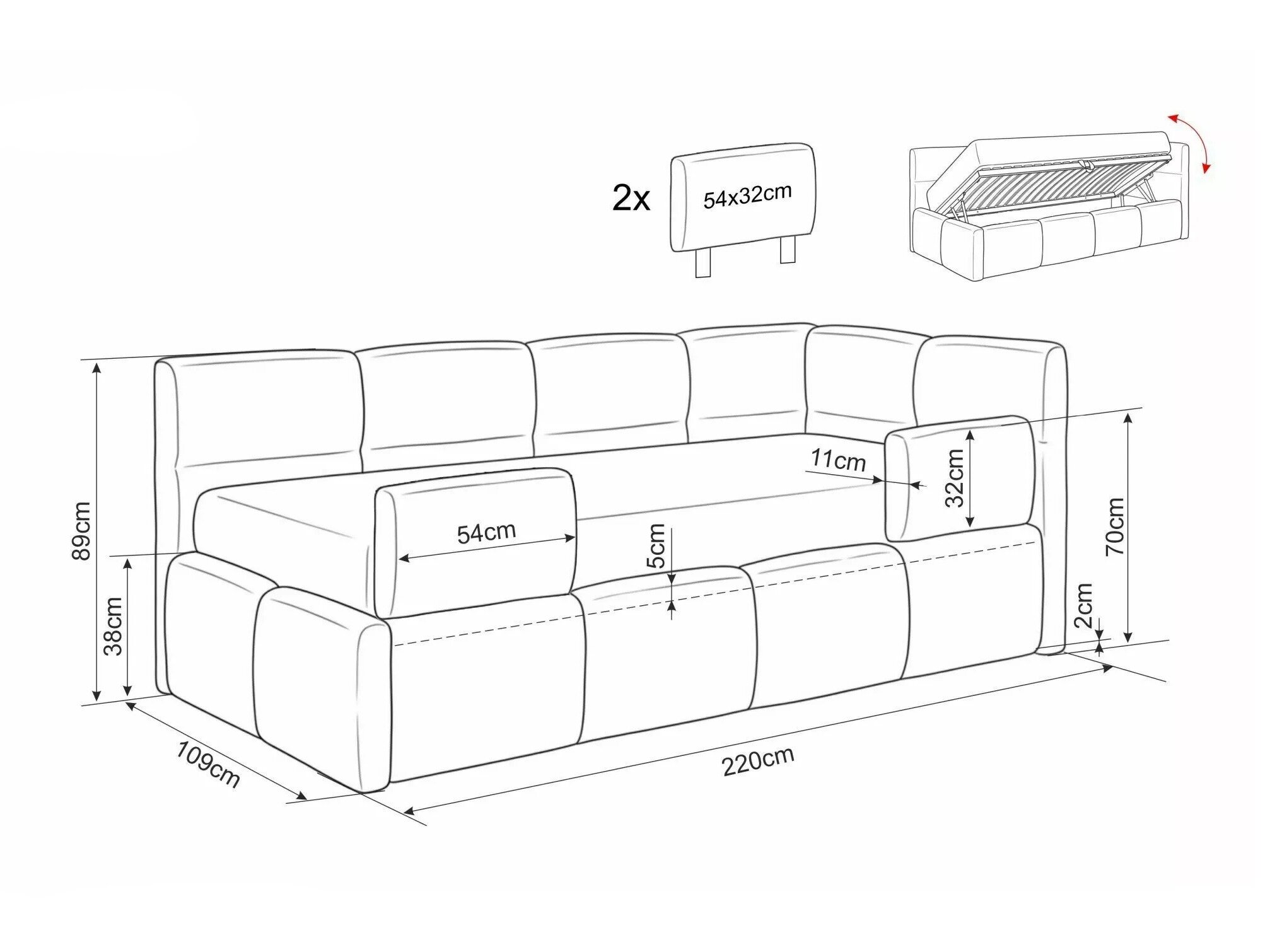 Bed Detroit 958 (Raven 91)