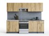 Keukenset Houston 856 (Wotan eik + Antraciet)