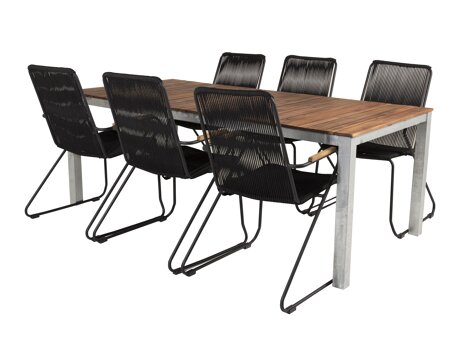Tafel en stoelen set Dallas 5320
