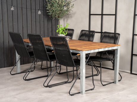 Tafel en stoelen set Dallas 5320
