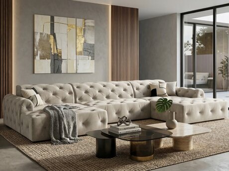 Chesterfield kotna garnitura Calexico 128 (Riviera 21)