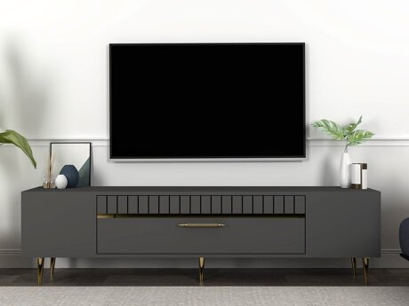 TV-állvány Asheboro 206 (Antracit)