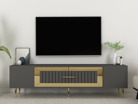 TV-állvány Asheboro 208 (Antracit)