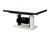 Transformeerbare salontafel Hoboken 100 (Glanzend wit + Glanzend zwart)