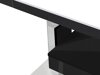 Transformeerbare salontafel Hoboken 100 (Glanzend wit + Glanzend zwart)