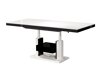Transformeerbare salontafel Hoboken 100 (Glanzend wit + Glanzend zwart)