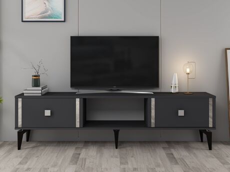 TV-állvány Asheboro 205 (Antracit)