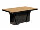 Tafel Hoboken 101 (Eiken + Glanzend zwart)