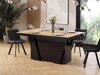 Tafel Hoboken 101 (Eiken + Glanzend zwart)
