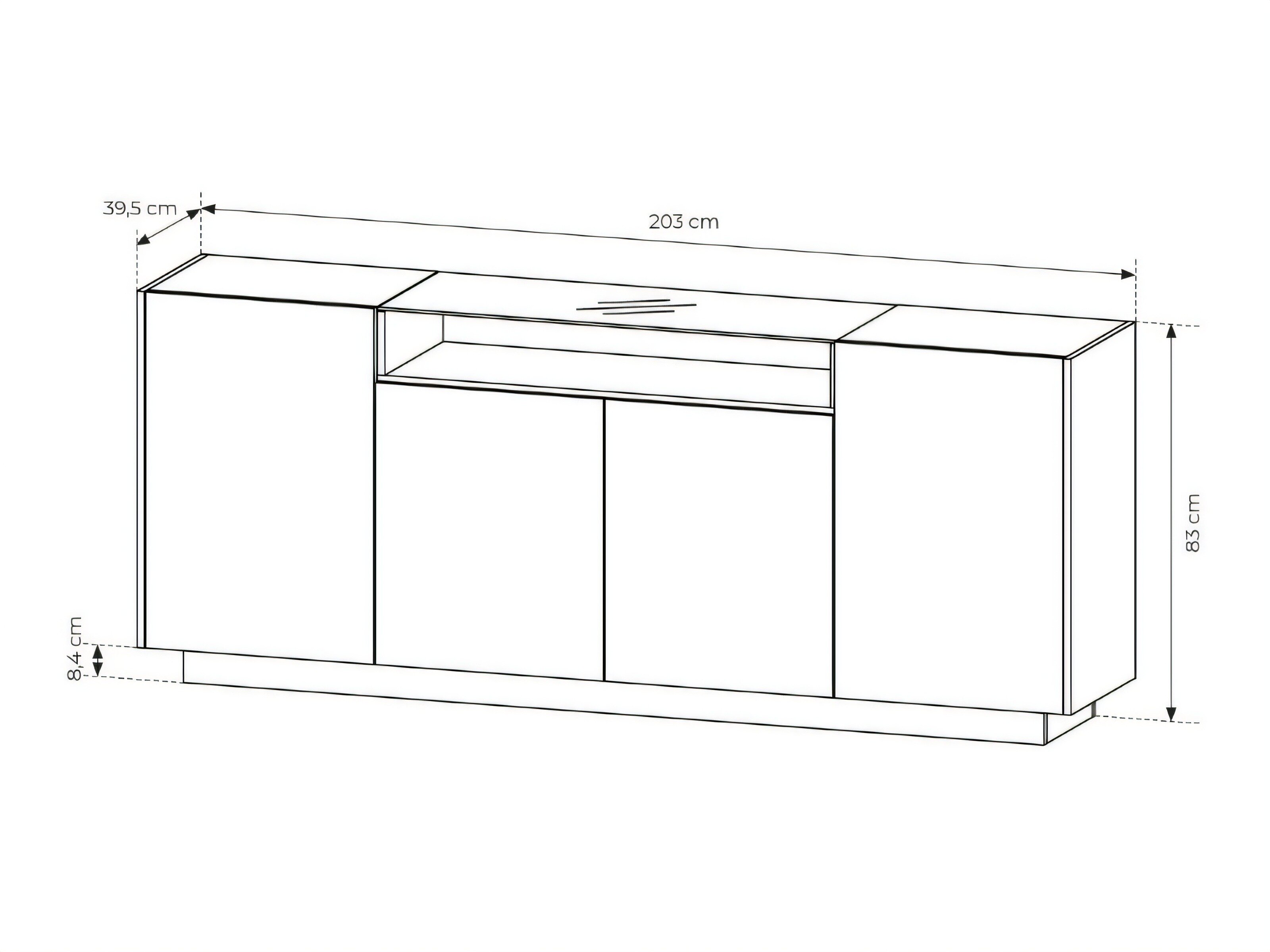 Dressoir Salmeli 106 (Beige)