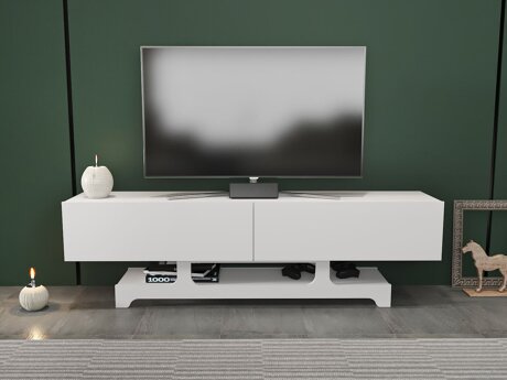 TV-állvány Asheboro 216 (Fehér)