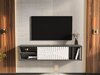 TV stol Asheboro 217 (Bijela + Antracit)
