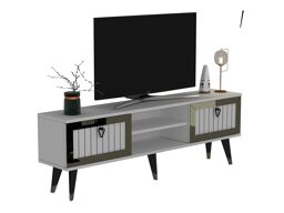 Comodă TV Asheboro 203 (Alb + Aur)