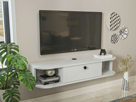 Mueble TV Asheboro 212 (Blanco)
