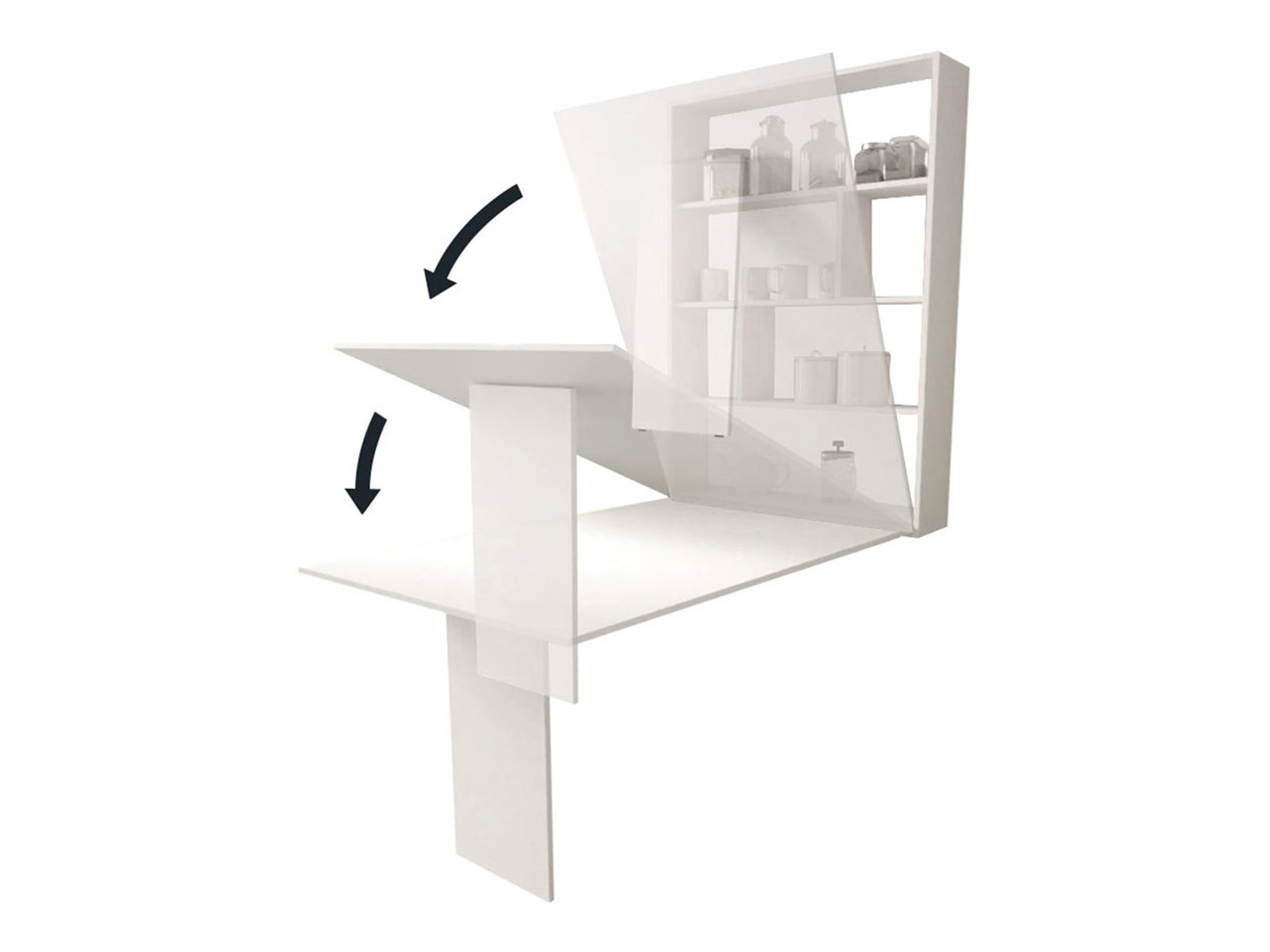 Inklapbare tafel Pinis III (Notenhout)