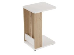 Pomoćni stolić Kailua 2787 (Bijela + Hrast)