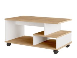 Măsuță de cafea Kailua 2788 (Alb + Stejar)