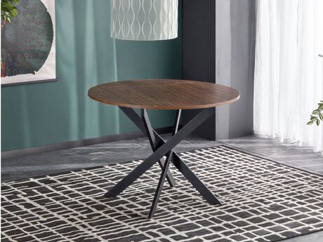 Tafel Houston 1788 (Notenhout + Zwart)
