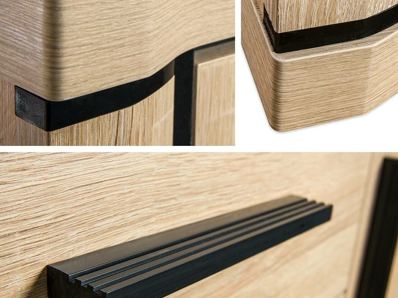 Hoekkledingkast Lorelie 119 (Truffel eiken)