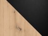 Tafel Victorville 328 (Zwart + Artisan eiken)