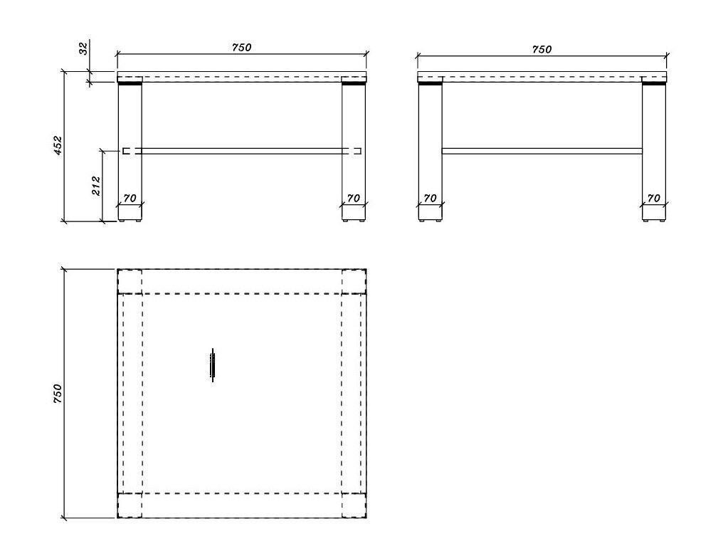 Salontafel Ontario 235 (Wit)
