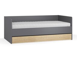 Krevet Velrome 112 (Grafit + Hrast)
