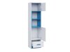 De reeks van de kinderkamer Sorviru 107 (Wit + Turquoise)
