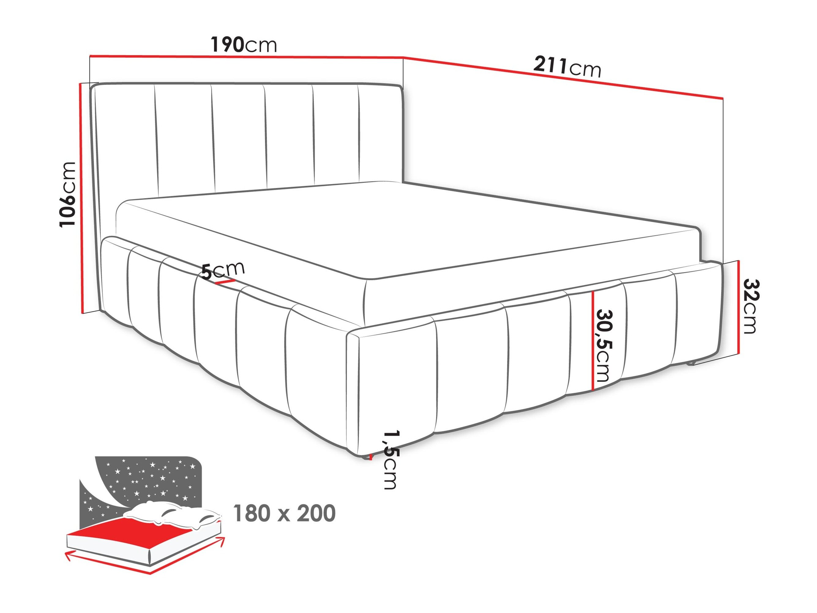 Bed Linis (Lambi 01)