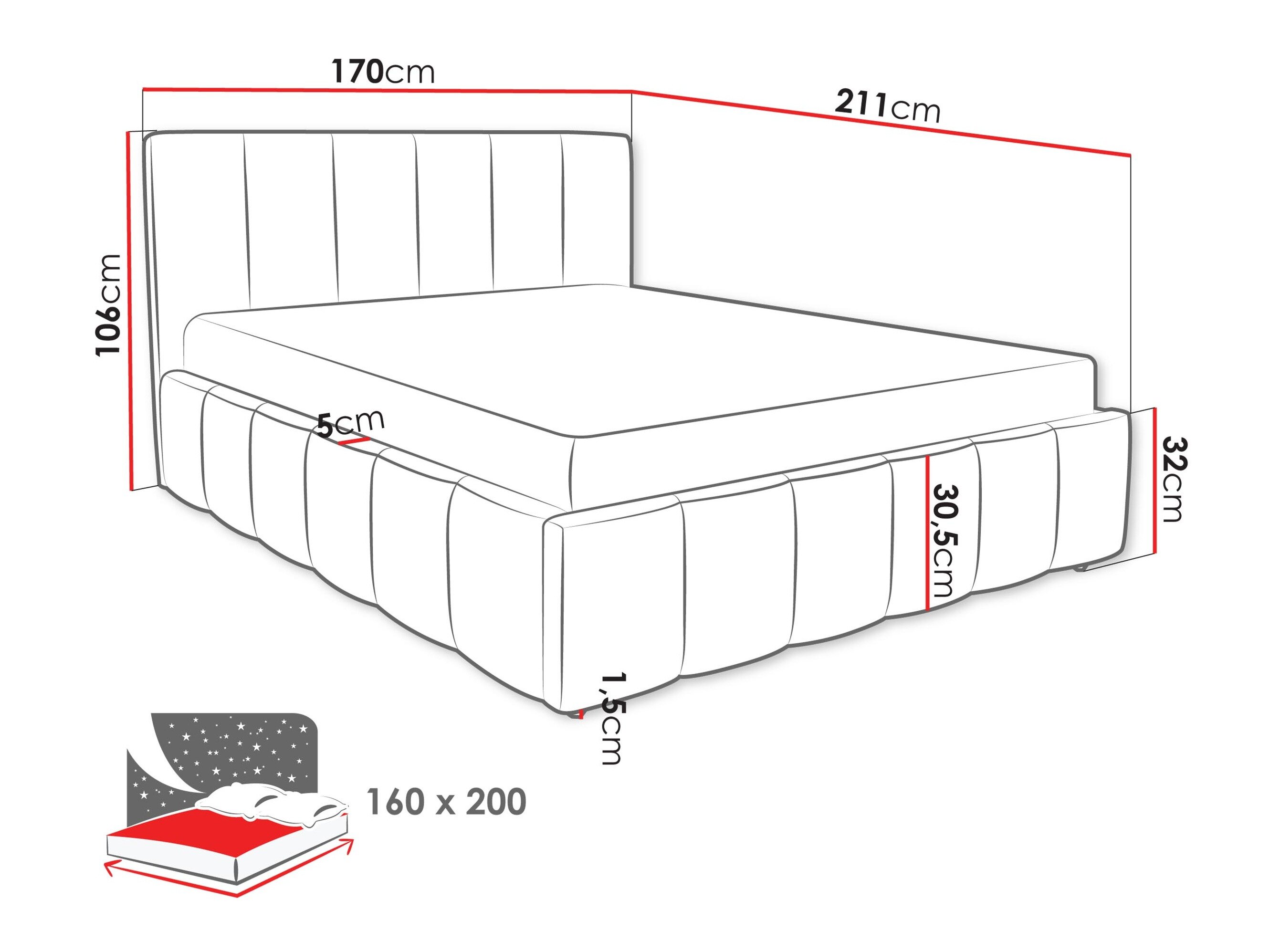 Bed Linis (Lambi 04)