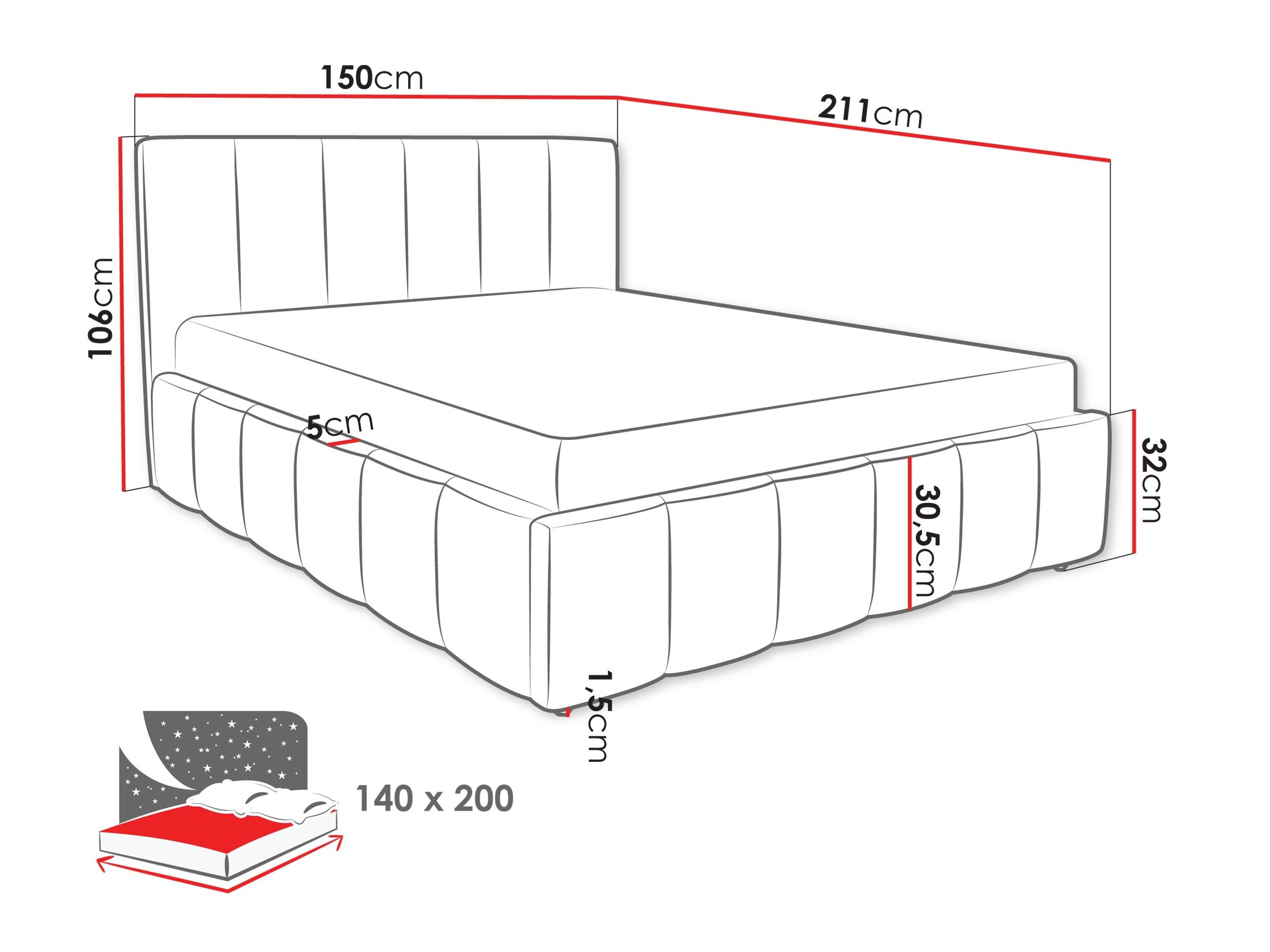Bed Linis (Lambi 11)