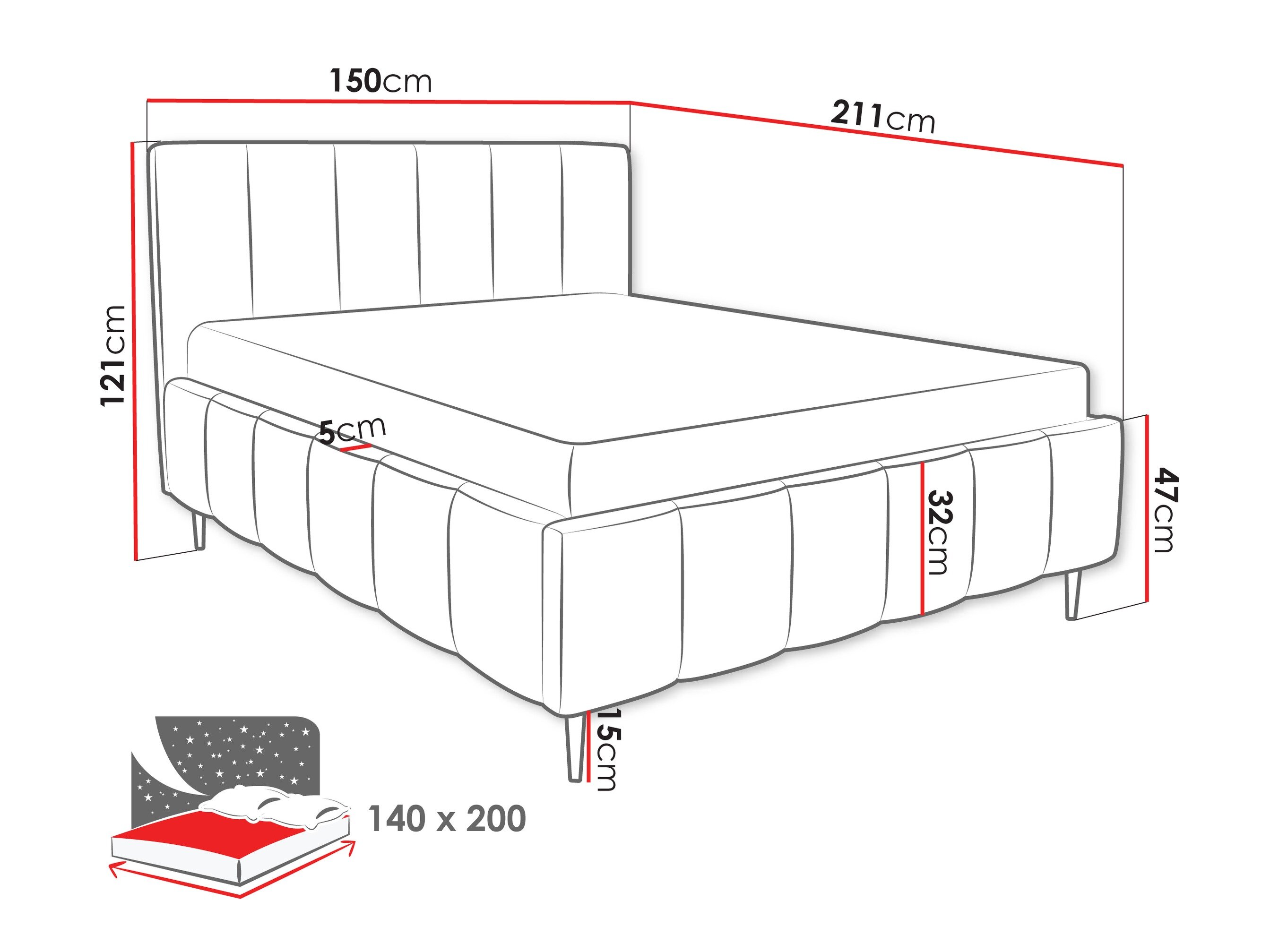 Bed Linis I (Lambi 04)