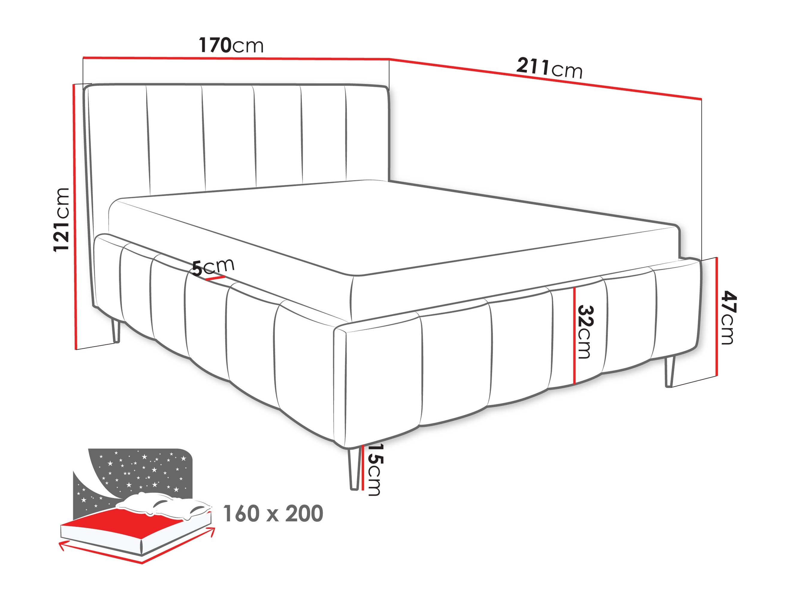 Bed Linis I (Lambi 06)