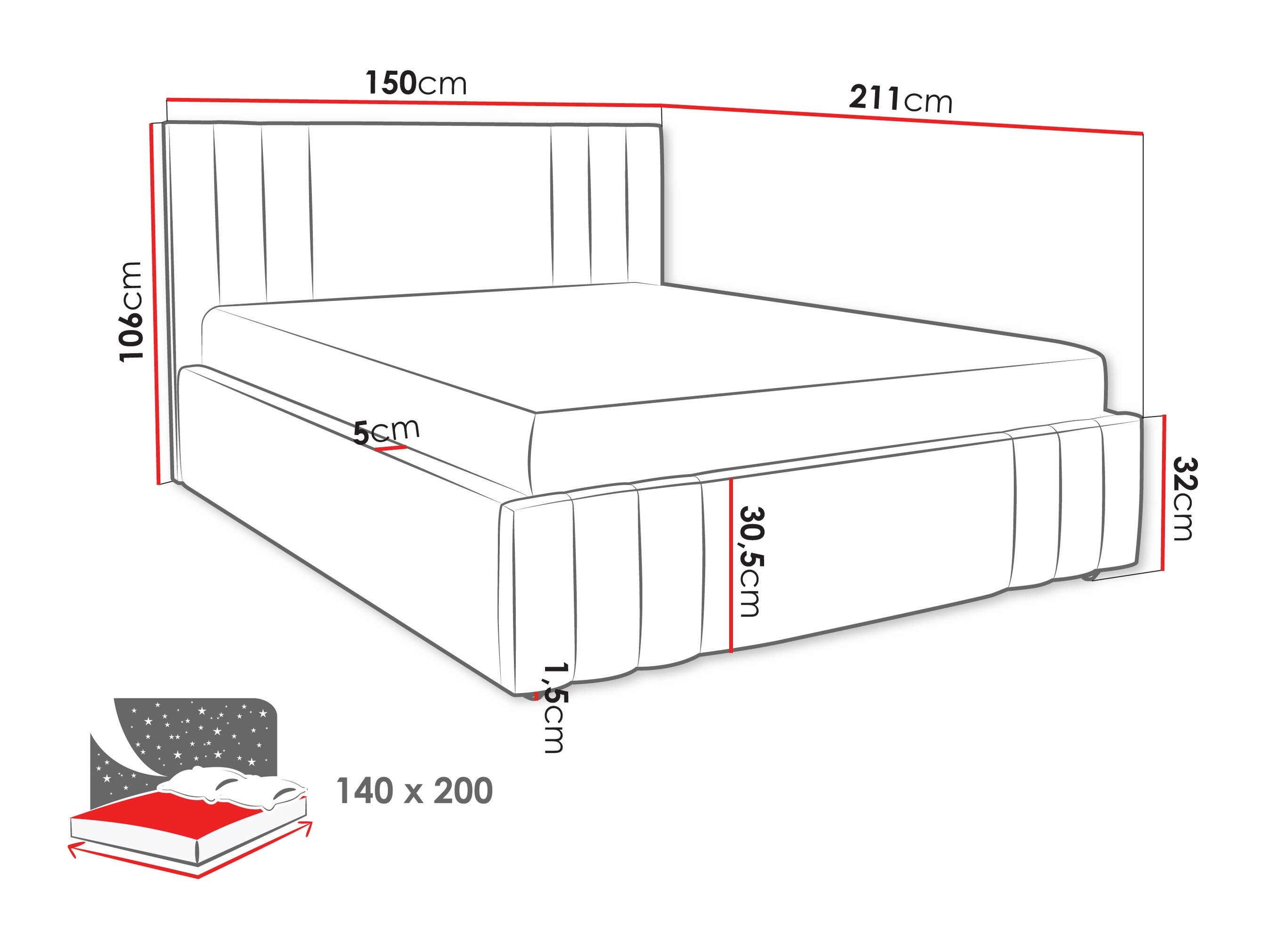 Bed Lepos (Nazar 225.01)