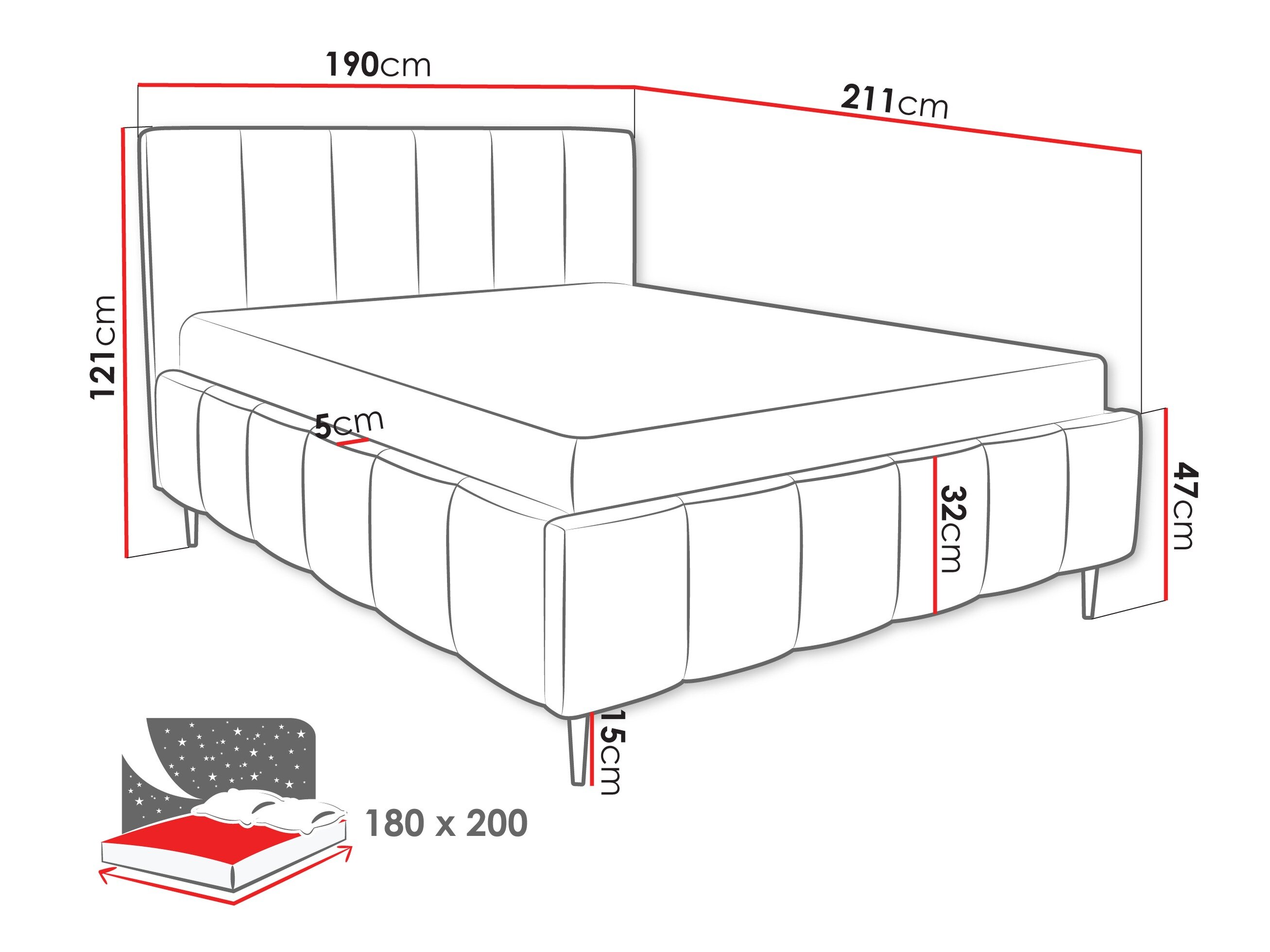 Bed Linis I (Lambi 11)