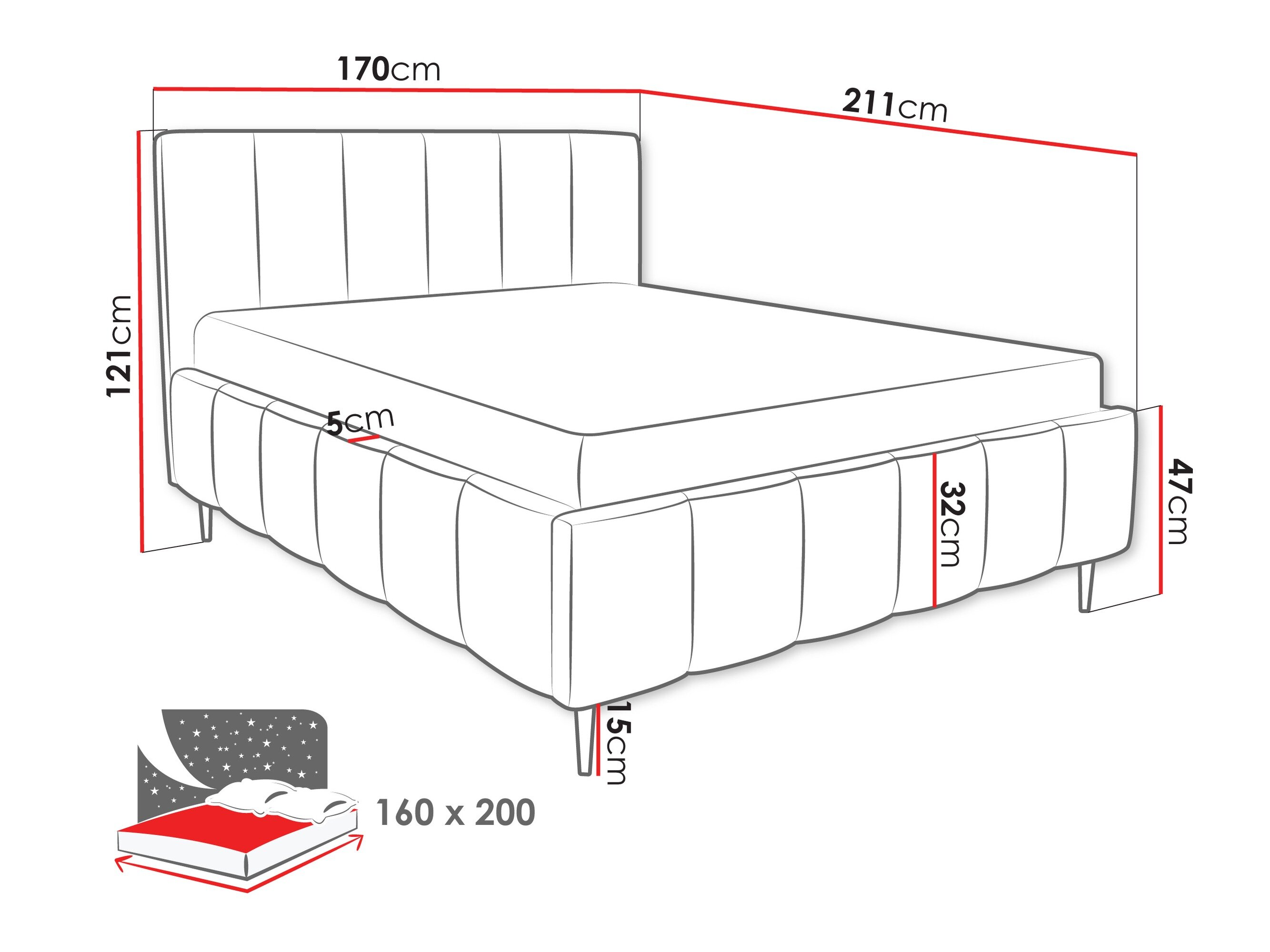 Bed Linis I (Lambi 11)